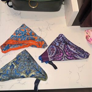 Trio handkerchiefs from Daniel cremieux